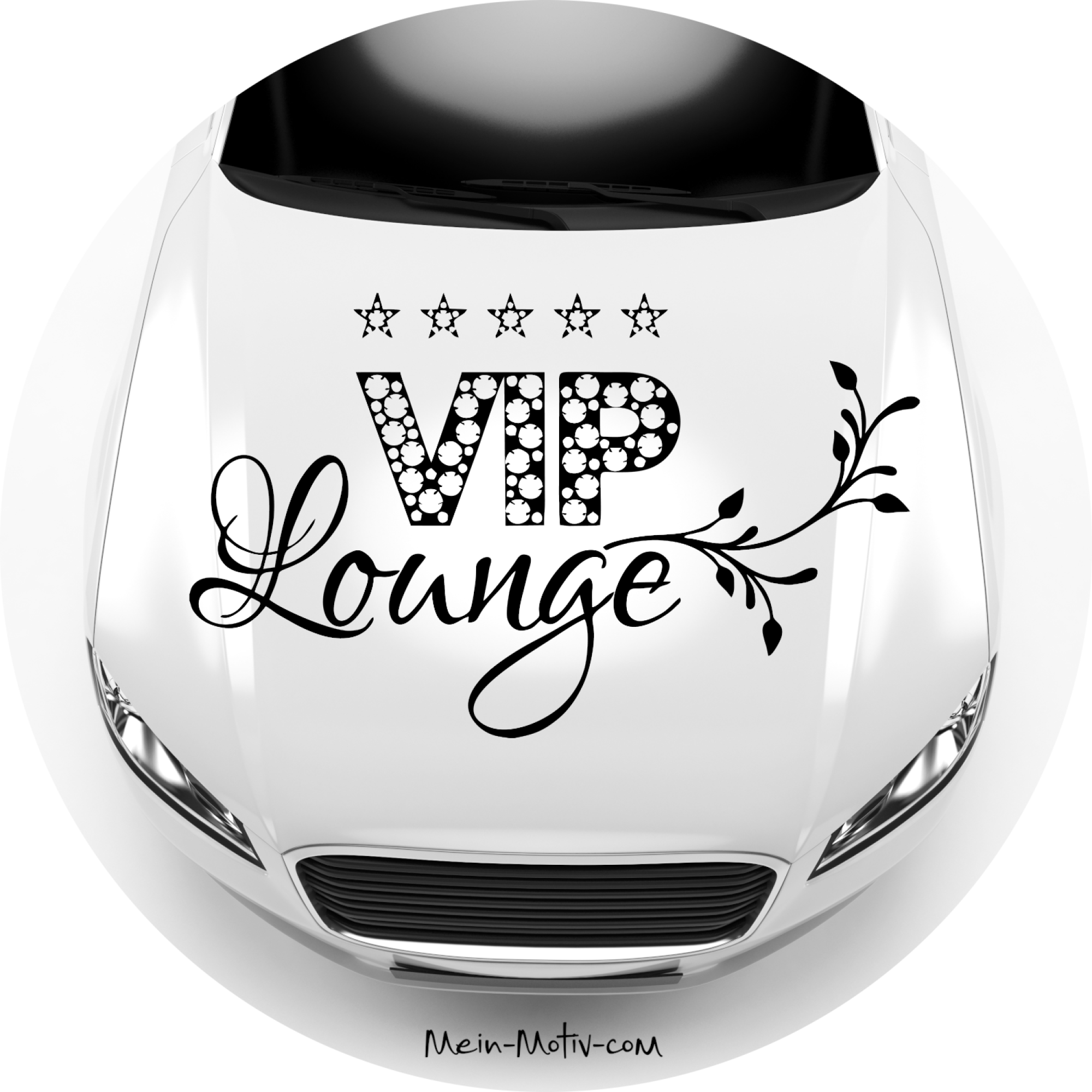 Aufkleber 21009 VIP Lounge mit Sternen